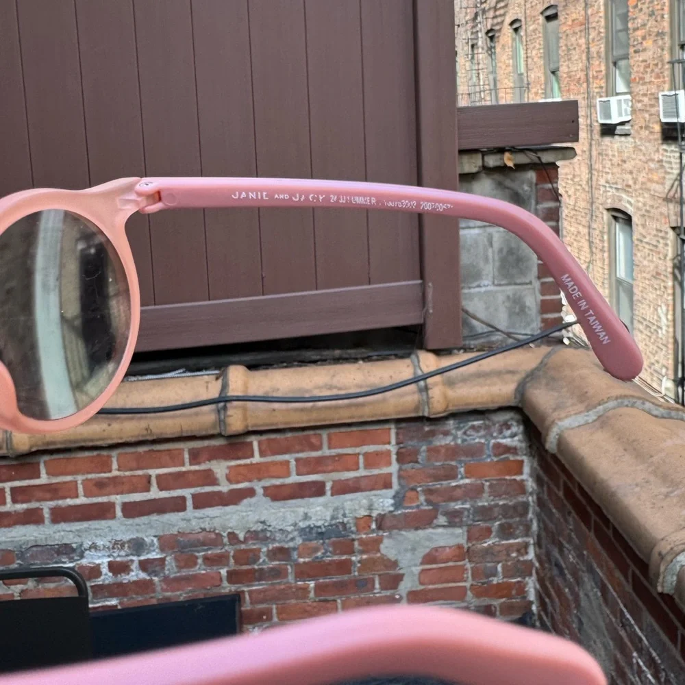 Janie and Jack Pink Kids Sunglasses